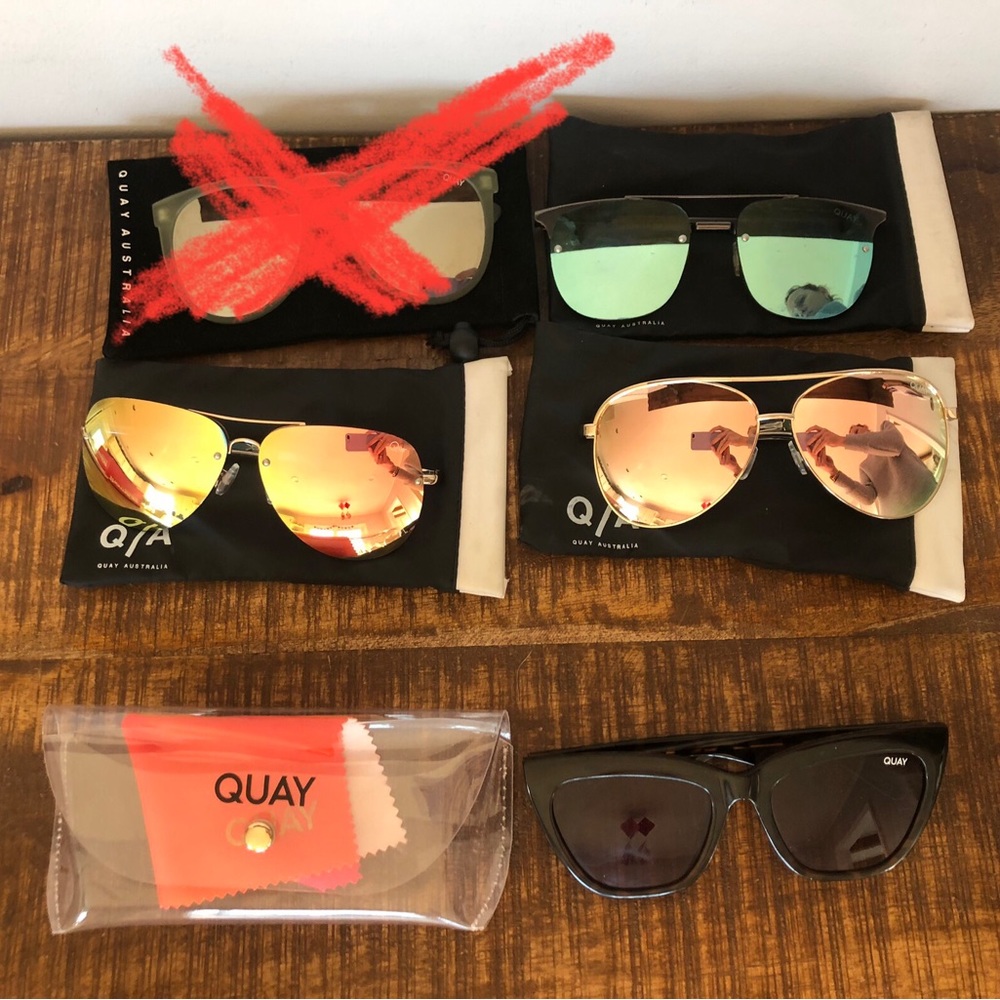Quay Sunglasses - four pair bundle